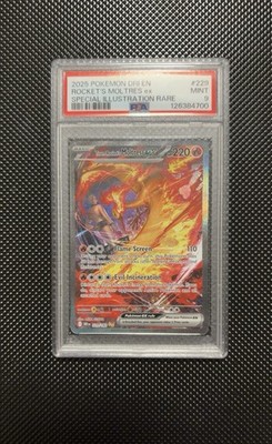 Pokémon TCG Team Rocket's Moltres EX 229/182 Destined Rivals SIR Holo ...