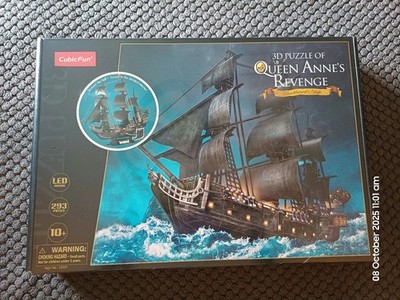 6944588205225 CUBIC FUN LED 306-20522 3D LED PUZZLE - QUEEN ANNE'S REVENGE 