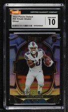 2022 Panini Select Concourse Silver Prizm Khalil Shakir #99 CSG 10 Gem Mint 2q4