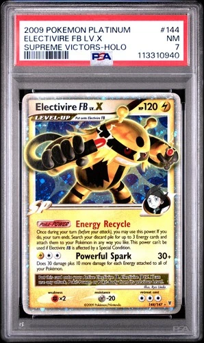 2009 POKEMON SUPREME VICTORS ELECTIVIRE FB LV.X #144 ULTRA PSA 7 NM #113310940