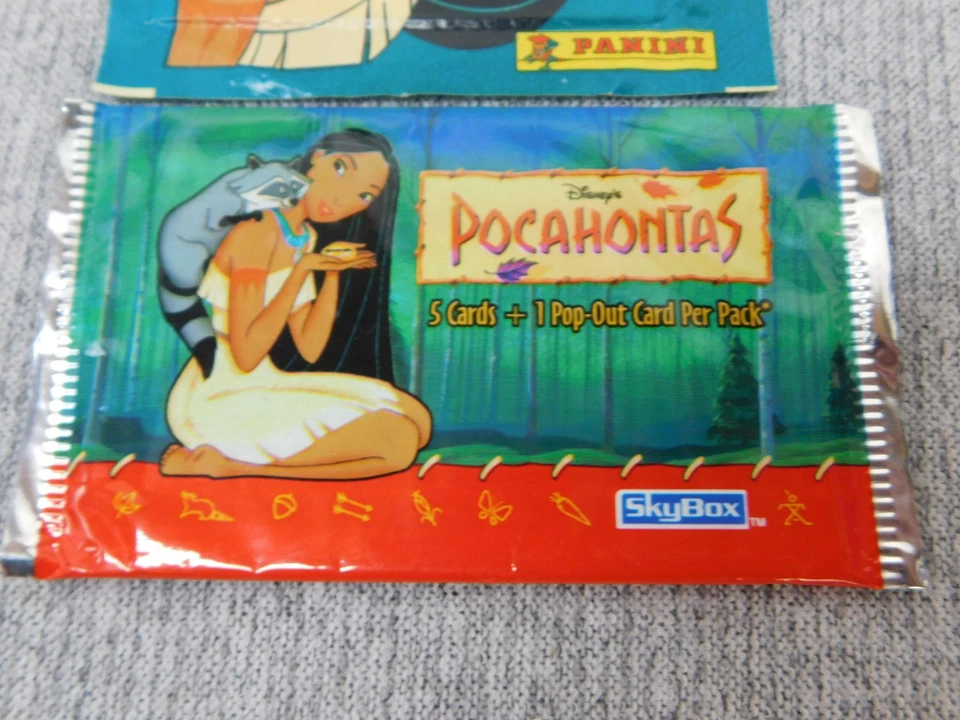Vintage 90s Disney Pocahontas Sticker Pack Panini Fleer & Trading Cards SkyBox - Image 2 of 4
