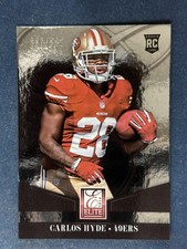 2014 Panini Elite #118 Carlos Hyde San Francisco 49ers /999 RC