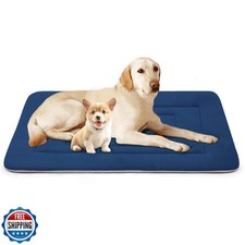 JoicyCo Soft Dog Crate Pad Mat, 48 in Non-Slip Bottom Washable Bed for Extra