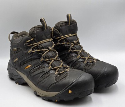 KEEN Utility Lansing Mid Steel Toe Work Boots 1018079D WP EH Mens 10.5D