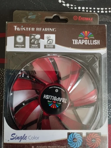 ENERMAX Ventilateur T.B.APOLLISH UCTA12N-R - 120 mm - LED rouge - Enermax - NEUF