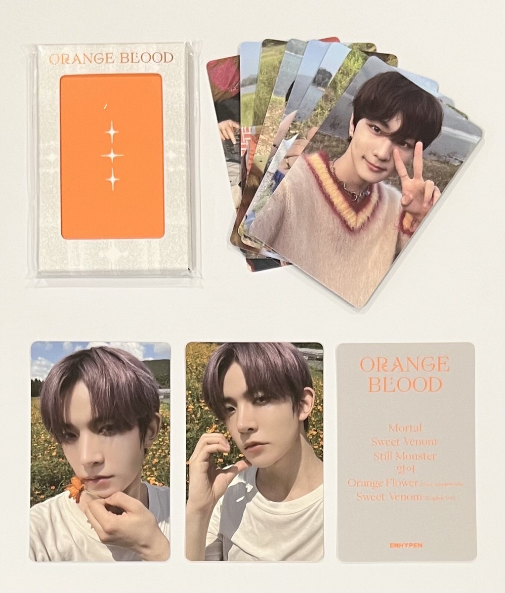 In Stock [HEESUNG inclusions] ENHYPEN [ORANGE BLOOD] Weverse