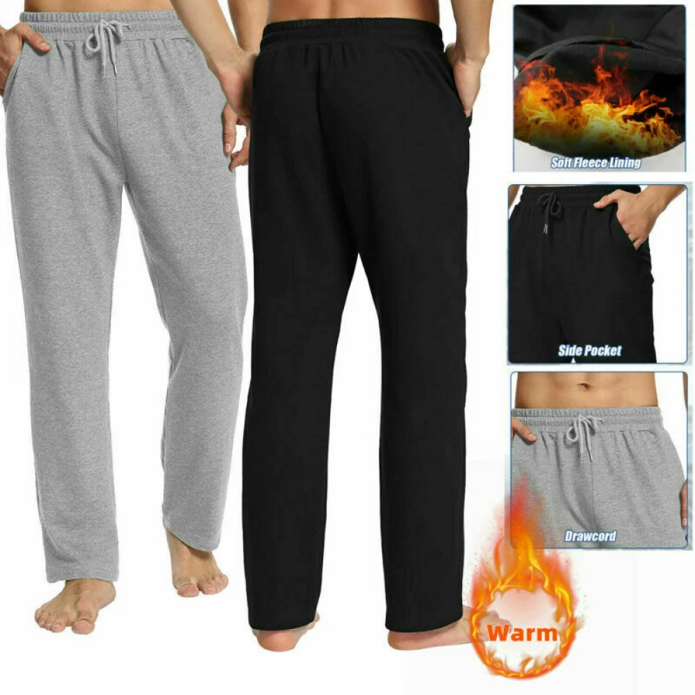 Mens Boys Winter Warm Sweatpants Pocket Casual Joggers Fleece Lined Track Pants
Opens in a new windo
