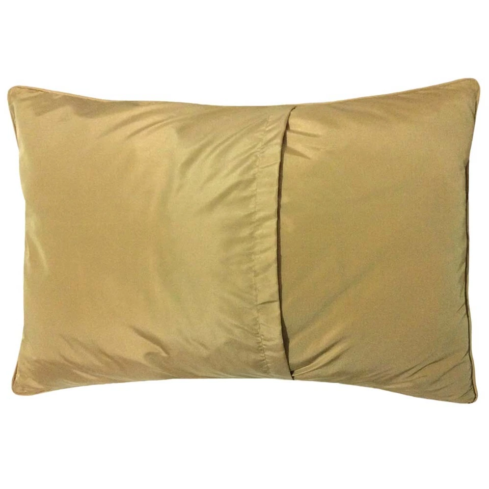 Satin/Chenille Jacquard Floral Mustard-Cream 20"x28" Pillow Case/Cushion Cover - Image 2 of 4