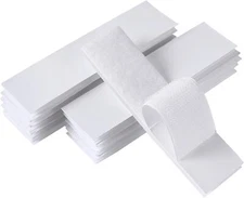 QDiShi Hook and Loop Strips with Adhesive 1x4 inch Strips with Adhesive 10 Sets 