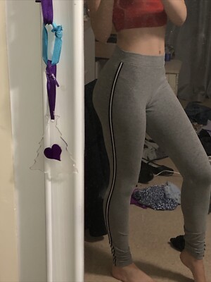 Cropped Leggings Asda Tights Womens Grey Leggings With Stripes On