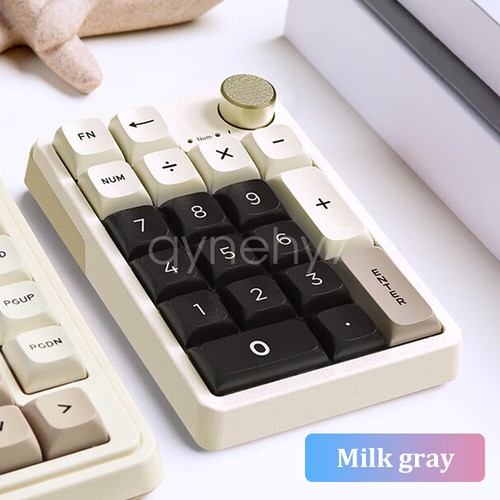 Mini Mechanical Numeric Keypad RGB Backlight Wireless 19+1 Keys Numpad Keyboard - Picture 25 of 25