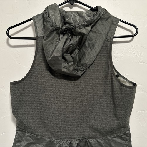Rei Extra Light Weight Zip up Windbreaker Woman Gray Vest Size XSmall - Picture 9 of 9