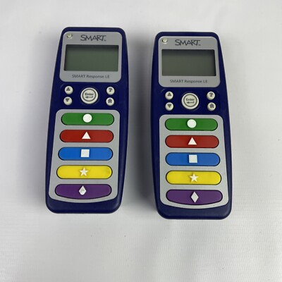 2 SMART Technologies Response LE Student Replacement Remote Control 03-00158-20