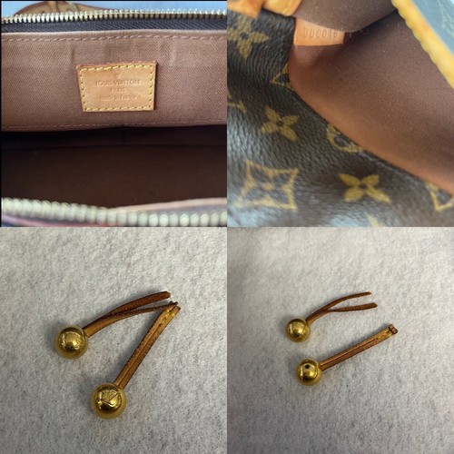 VTG LOUIS VUITTON Long Popincourt Crossbody Bag Monogram Canvas Brown - Picture 24 of 24