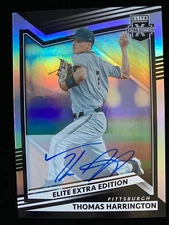 2022 Panini Elite Extra Edition THOMAS HARRINGTON Rookie #36 AUTO Pirates XRC SP