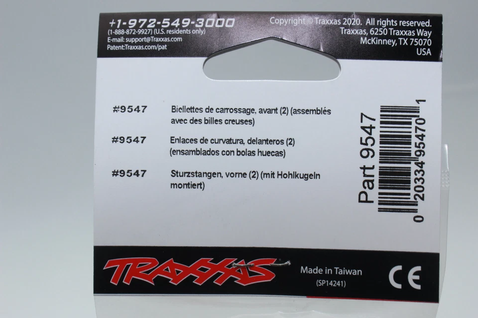 Traxxas TRX 9547 Camber Links vorne mit Kugelköpfe SLEDGE NEU in OVP  - Bild 3 von 4