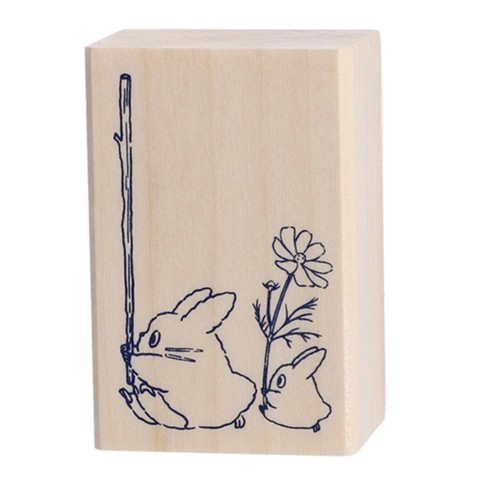 Studio Ghibli (My Neighbour Totoro) MIddle & Small Totoro Stamp Official Japan - Picture 2 of 7