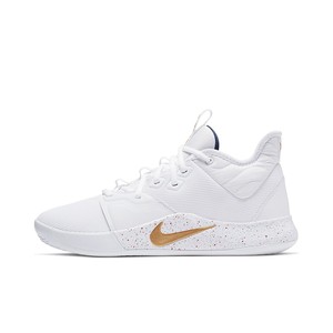 New Nike PG 3 EP Basketball Shoes Sneakers - White/Metallic Gold(AO2608-100) | eBay