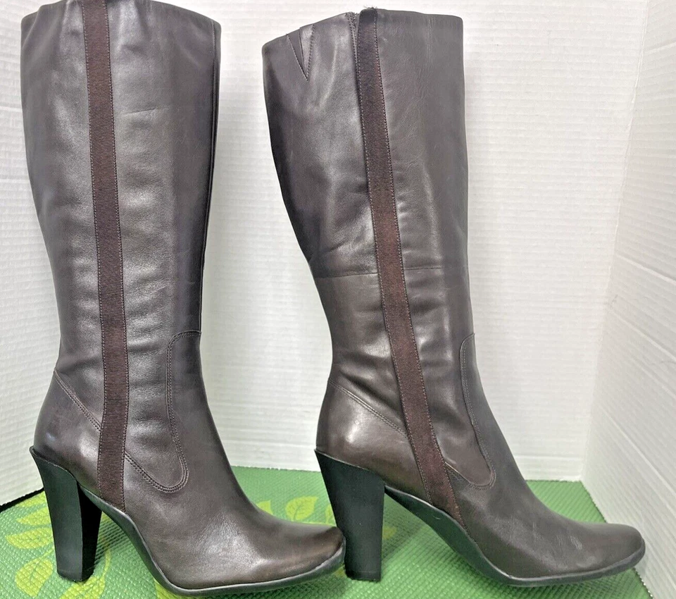 Kenneth Cole Reaction HYPED UP Botas con Cremallera Marrón Para Mujer Talla 9 M Foto 3 de 4