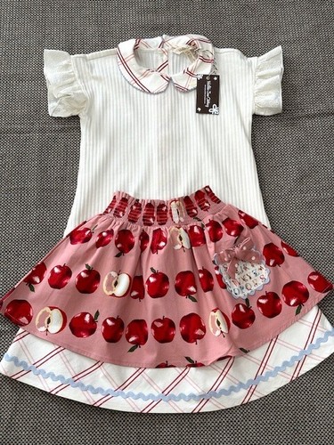 NWT Matilda Jane Heart to Heart Apple Set 3 pcs Size 6 years - Picture 12 of 19