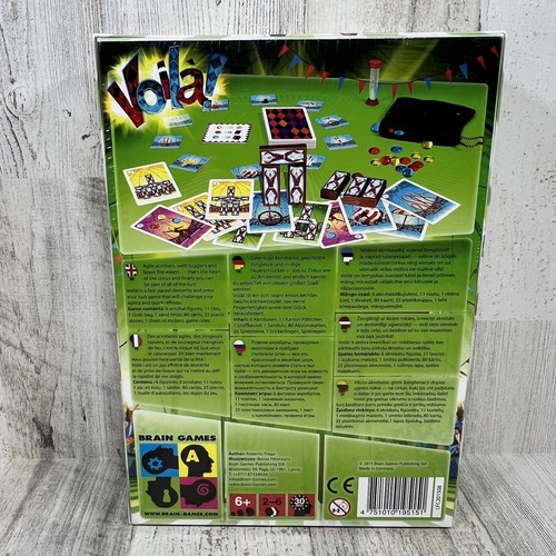 Voilà! Juego de Mesa VOILA 2015 Juegos Cerebrales - Nuevo/Precintado - Imagen 2 de 4