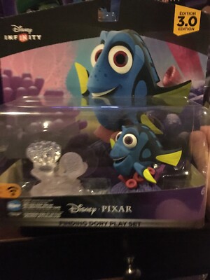Disney Infinity 3.0 Disney Pixar Finding Nemo Dory Playset Set Blue Fish Figure