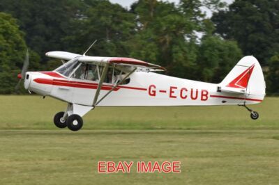FOTO FLUGZEUG PIPER PA-18 SUPER CUB 'G-ECUB' C/N 18-6279 GEBAUT 1958 GESEHEN DEPA