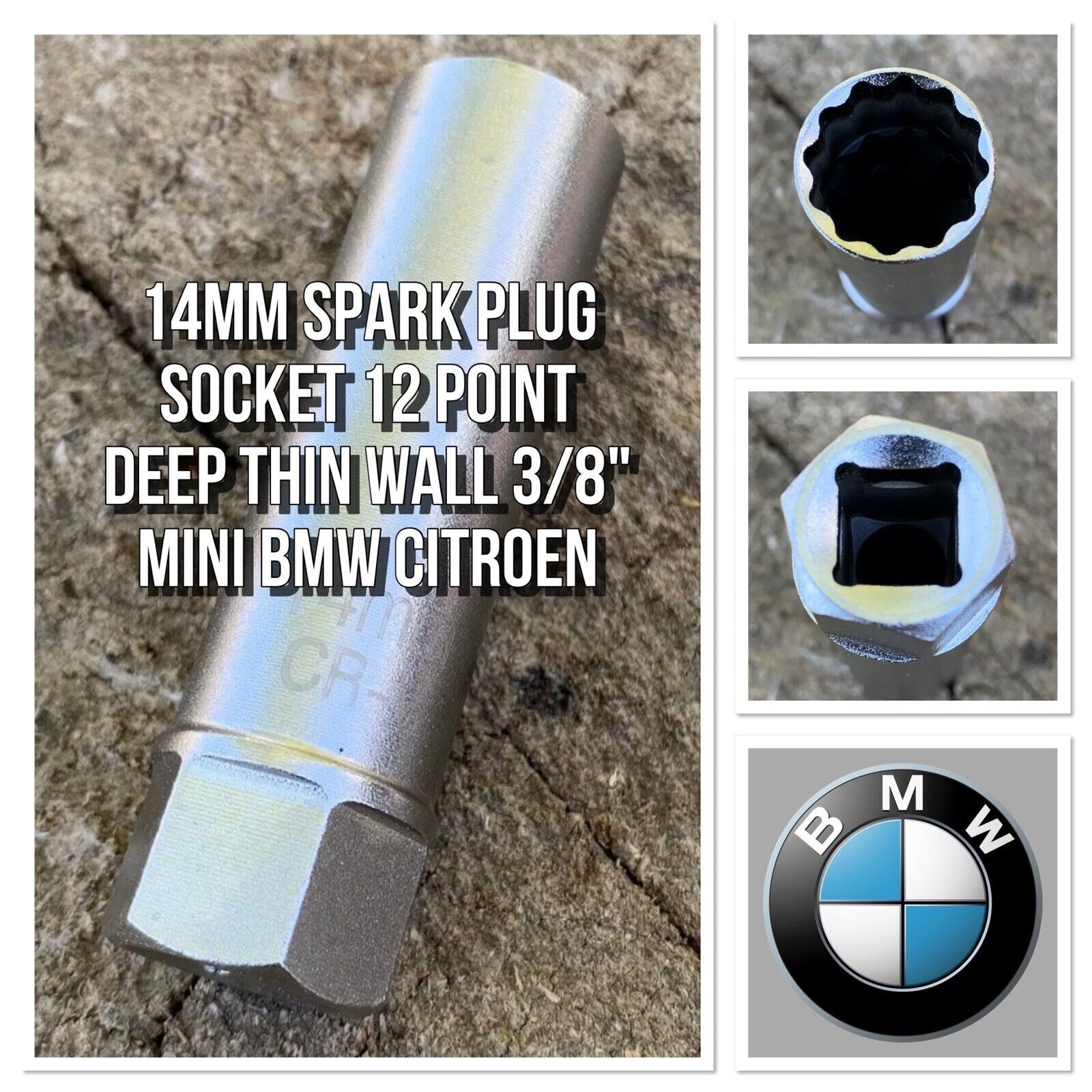 BMW R1200GS R1200RT S1000RR & car bike 2010 on Thin wall 14mm Spark Plug Socket eBay