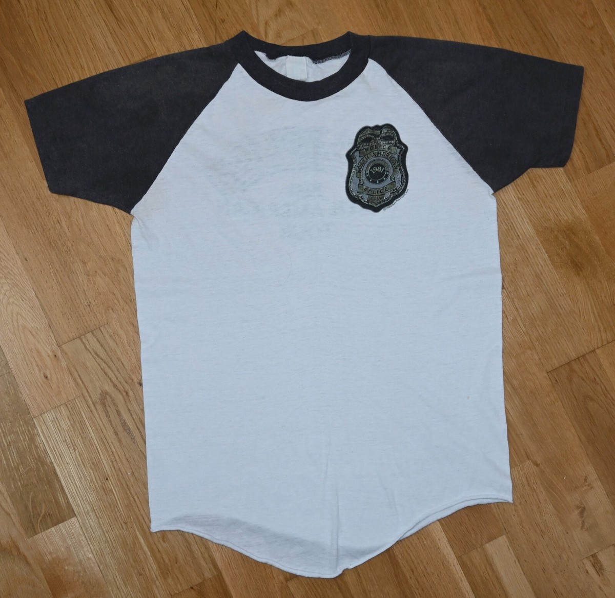 1981 THE POLICE* vtg rare concert tour raglan jersey tee
