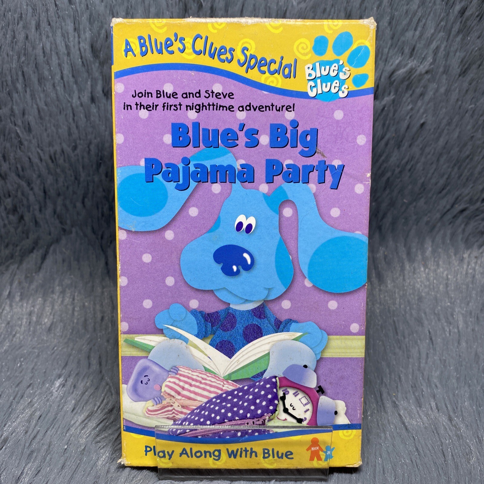 Blue’s Clues Blue’s Big Pajama Party VHS 1999 Play Along With Blue ...