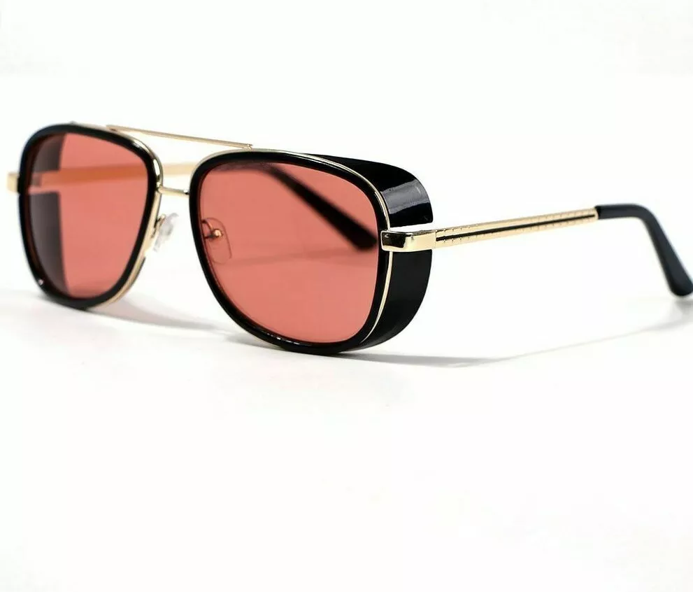 Hommes Lunettes de Soleil R tro Iron Man Tony Stark Vintage Vue M le Mode