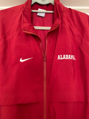 Vintage Nike Alabama Crimson Tide Jacket Size Large Full Zip Vintage Nike Alabama Crimson Tide Jacket Size Large Full Zip