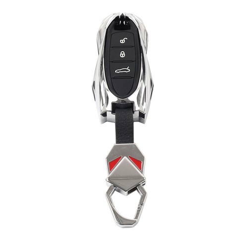 1pc 3-Button Remote Key Fob Case Shell Cover For Porsche Carrera 911 991 2012-19 - Picture 6 of 12