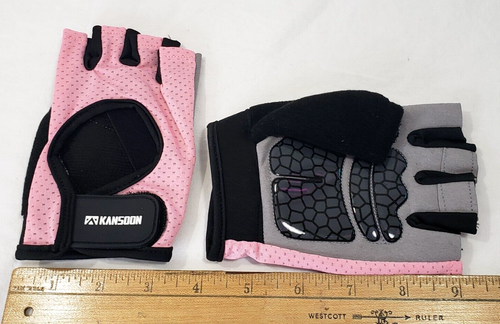 KANSOON Ecotechnology Workout Gloves Exercise Gloves Pink Size LARGE - Picture 8 of 9