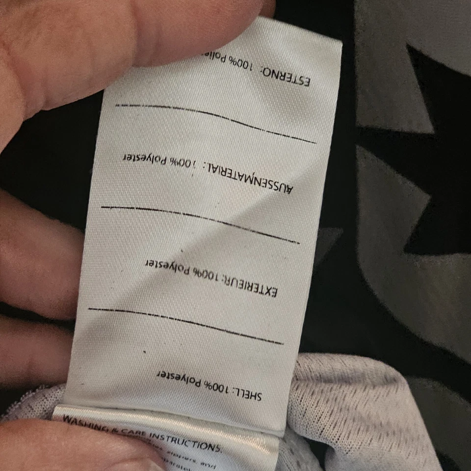 Camiseta deportiva de carreras Polaris Turbo negra gris manga larga ventilada para hombre talla XL Foto 3 de 4