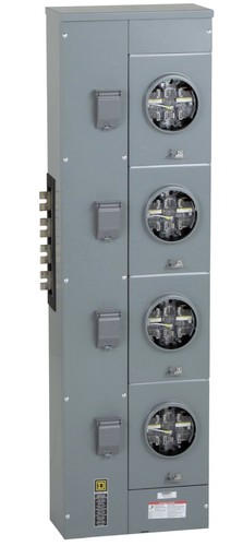 Square D EZML334225 3PH In/Out 4 Gang 225A Lever Bypass Meter Stack | eBay