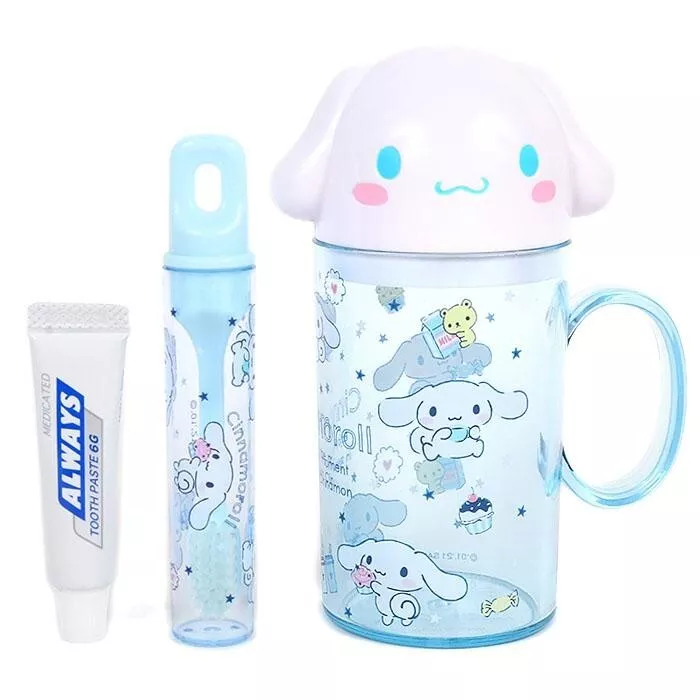 Toothbrush set with cup Sanrio Characters Cinamoroll pretty Japan | eBay