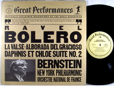 CBS GREAT PERFORMANCES #1 Ravel BERNSTEIN Bolero/Daphnis et Chloe
