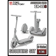 Tori Factory 1/35 Scooter Set Resin Accessories Model Kit #ZA-13A