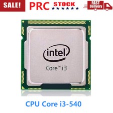 Intel Core i3-540 CPU Dual Core 3.1 GHz 2.5 GT/s Socket LGA 1156 CPU Processor