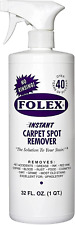 Folex Carpet Spot Remover 32 oz Water based non flammable and odor free NEW 0.84 per fl oz