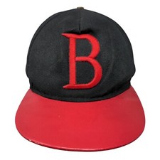 Letter B Snapback Hat Multi One Size Embroidered Adjustable Colorblock