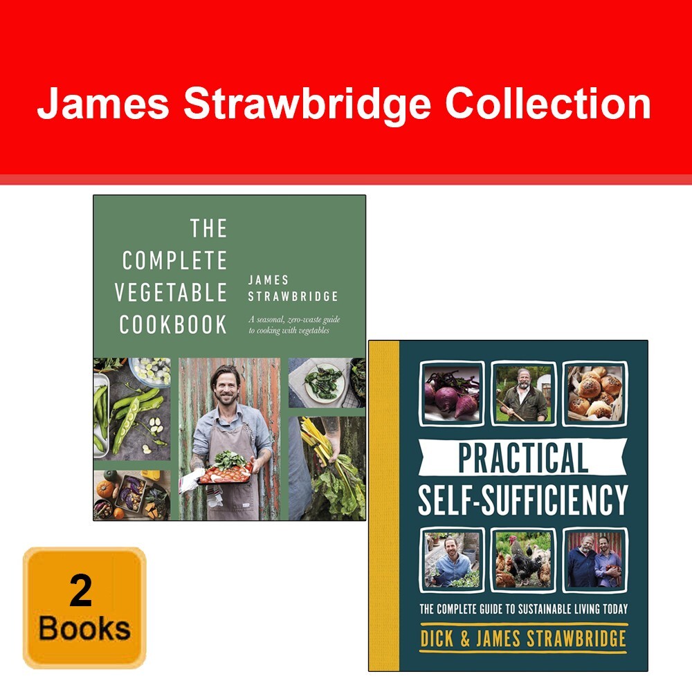 James Strawbridge Collection 2 Books Set The Complete Vegetable Cookbook