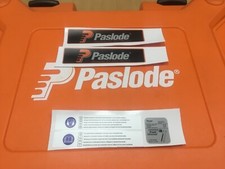 Paslode im350 labels 1 full set, stickers decals full set 5 labels