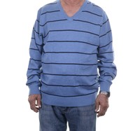 Izod Fine Gauge Striped V-neck Sweater Size Xl on sale Izod Fine Gauge Striped V-neck Sweater Size Xl on sale