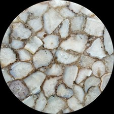 15" Agate Stones Side Table Top/ agate Counter Tops Handmade work Home Decor