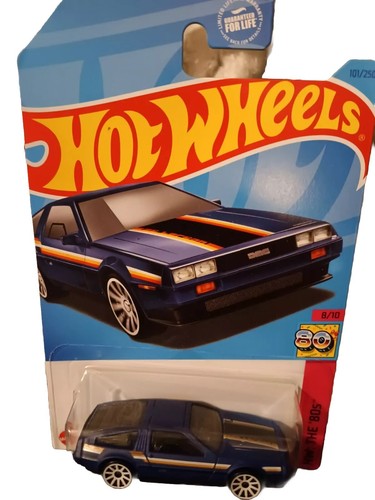 2023 Hot Wheels DMC Delorean Dark Blue 101/250 1:64 Diecast Car The '80's 8/10 - Picture 2 of 4
