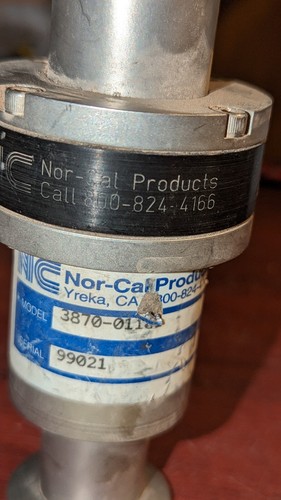 NOR-CAL Angle Valve 3870-01161 - Picture 3 of 5
