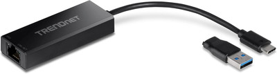 2.5G USB-C to RJ-45 Ethernet Adapter, 2-In-1 Adapter Compatible with USB C/Thund