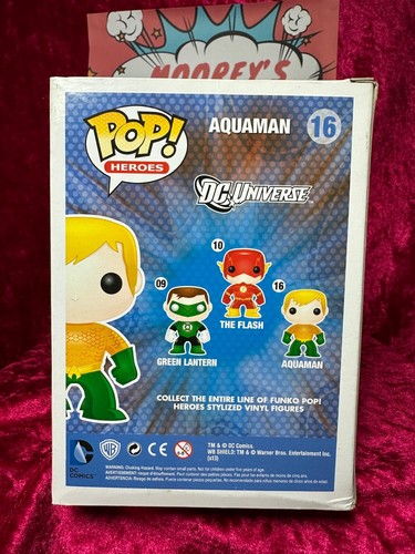 Funko Pop Heroes Dc Universe #16 Aquaman - Picture 3 of 9